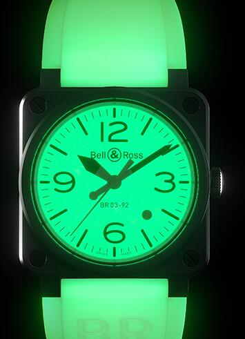 BR03-92フルラム発光時計
